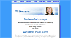 Desktop Screenshot of berliner-putznannys.com
