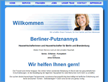 Tablet Screenshot of berliner-putznannys.com